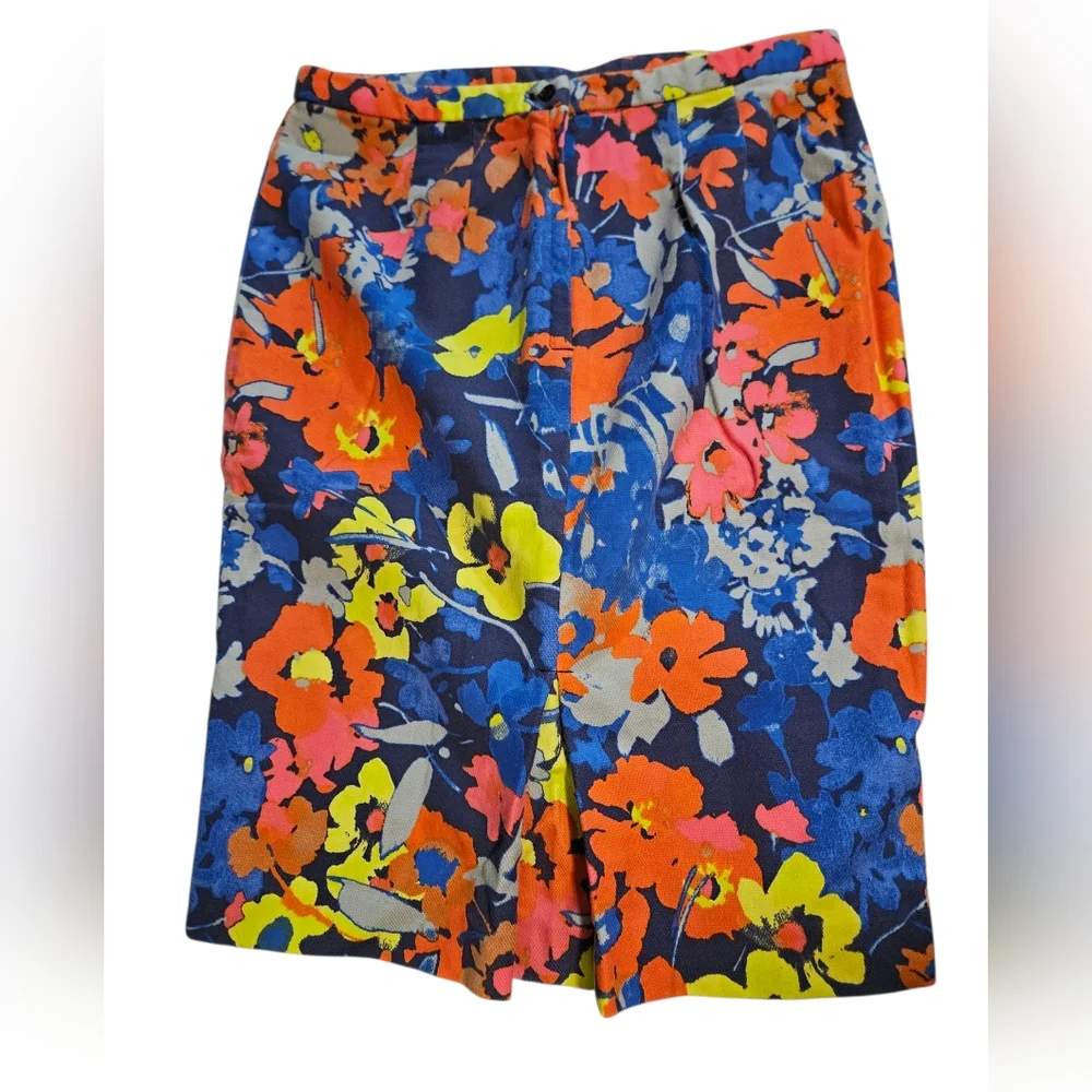 LOFT Floral Pencil Skirt Size 4